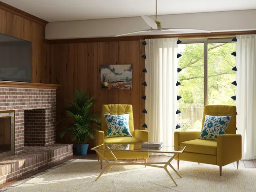 Living Room · Contemporary designed by Samantha