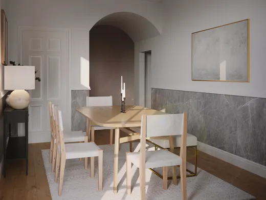 Dining Room · Contemporary designed by Kayla