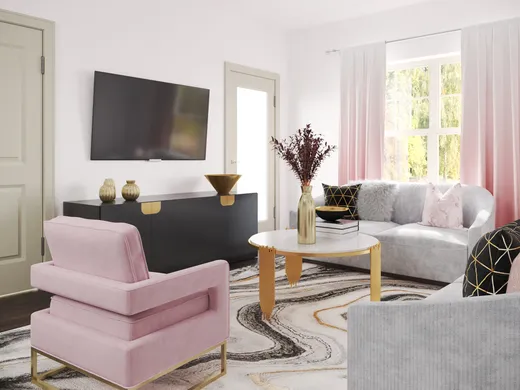 Living Room · Contemporary designed by Karla