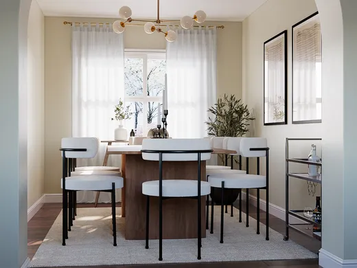 Dining Room · Contemporary designed by Paola