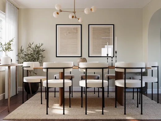 Dining Room · Contemporary designed by Paola