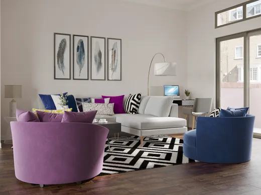 Living Room · Eclectic designed by Juliana