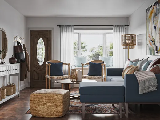 Entryway · Eclectic designed by Paola