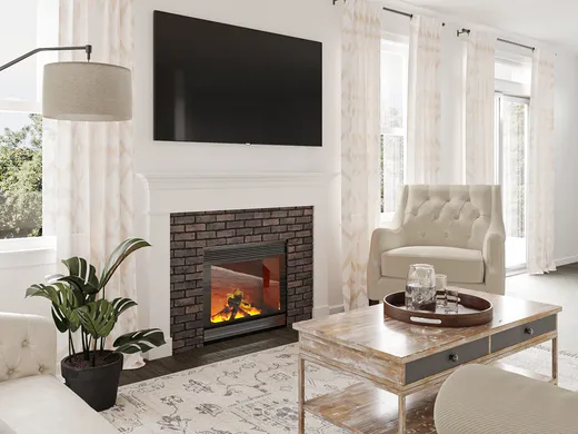 Living Room · Farmhouse designed by Luciano