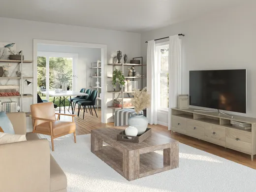 Living Room · Coastal designed by Mariel
