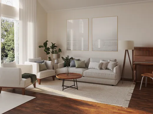 Living Room · Contemporary designed by Lara