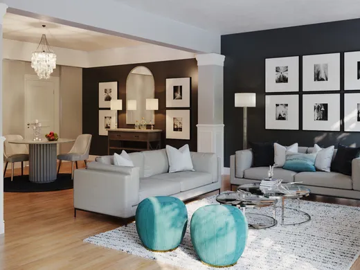 Living Room · Contemporary designed by Angelica