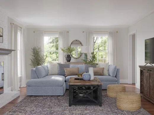 Living Room · Farmhouse designed by Laura