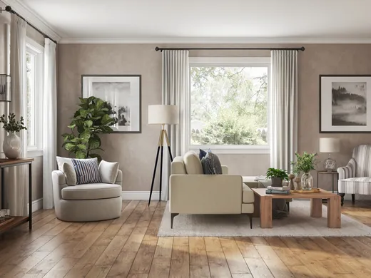 Living Room · Contemporary designed by Athina