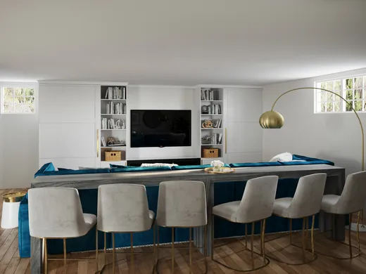 Living Room · Contemporary designed by Jonica