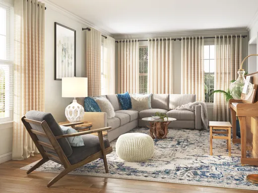 Living Room · Traditional designed by Carla