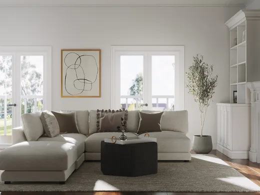Living Room · Contemporary designed by Amanda