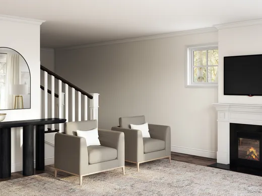 Living Room · Transitional designed by Rebecca