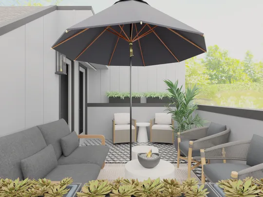 Outdoor Space designed by Christina