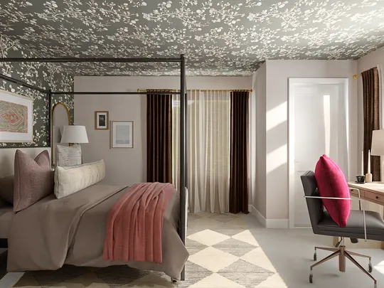 Bedroom designed by Amelia