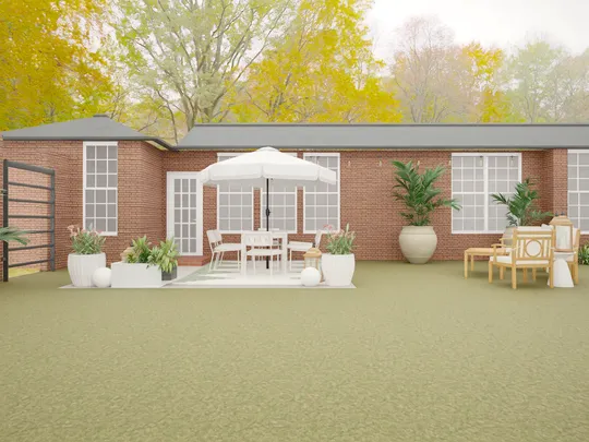 Outdoor Space · Modern Cottage designed by Silver