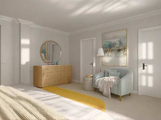 Bedroom · Glam designed by Christopher