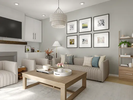 Living Room · Coastal designed by Shadnaz