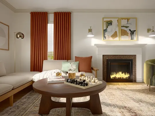 Living Room · Midcentury Scandi designed by Jess