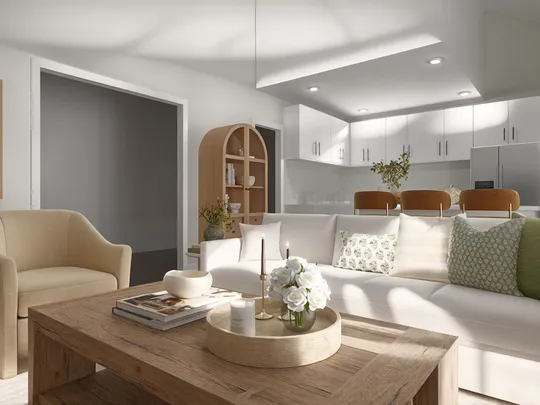 Living Room · Transitional designed by Shadnaz