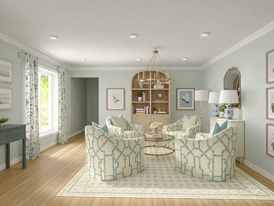 Living Room · Coastal designed by Emily