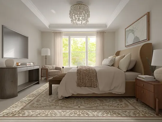 Bedroom · Glam designed by Barbara
