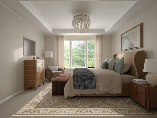 Bedroom · Glam designed by Barbara