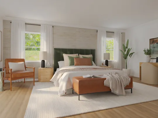 Bedroom designed by Barbara