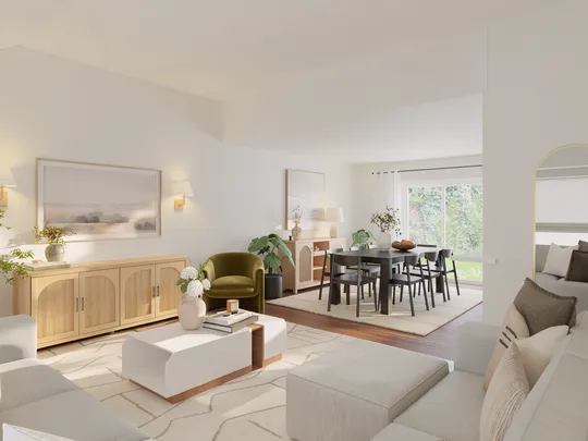 Living Room · Warm Transitional designed by Diogo