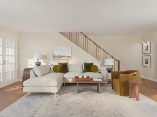 Living Room · Warm Transitional designed by Ivan