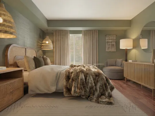 Bedroom designed by David
