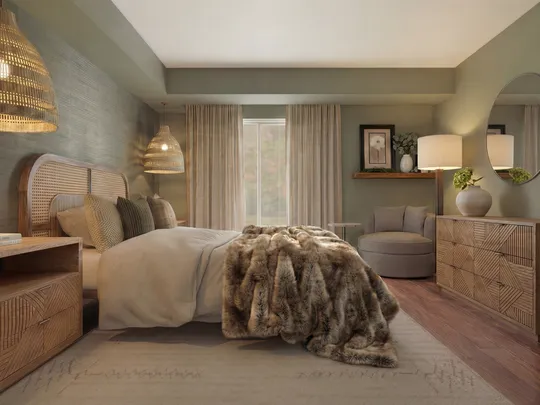 Bedroom designed by David