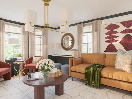 Reading Room · Transitional designed by Andrea