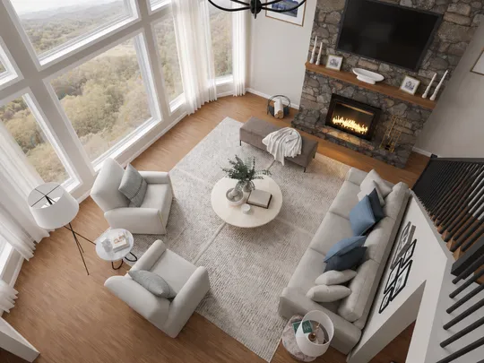 Living Room designed by Barbara