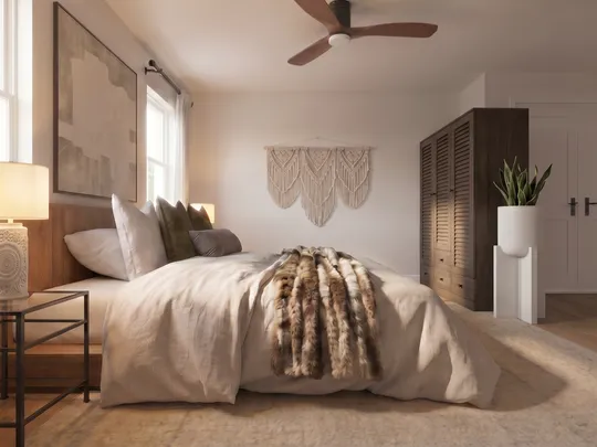Bedroom designed by David