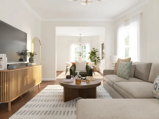 Living Room · Contemporary designed by Lilia