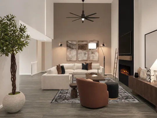 Living Room · Contemporary designed by Gabriela