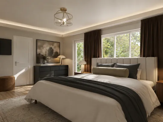 Bedroom · Contemporary Luxe designed by Diogo