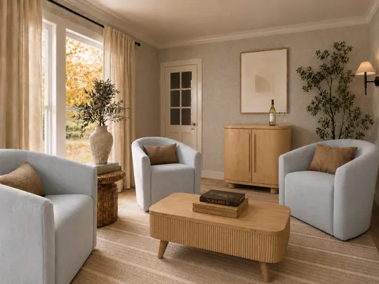 Living Room · Classic Coastal designed by Alejandra