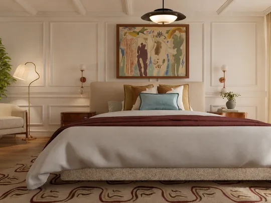 Bedroom · Contemporary designed by Camila