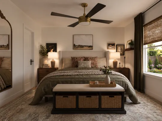 Bedroom designed by Amber
