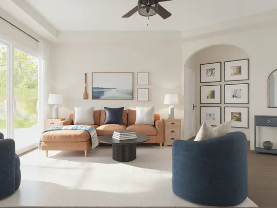 Living Room · Organic Modern designed by Ariel