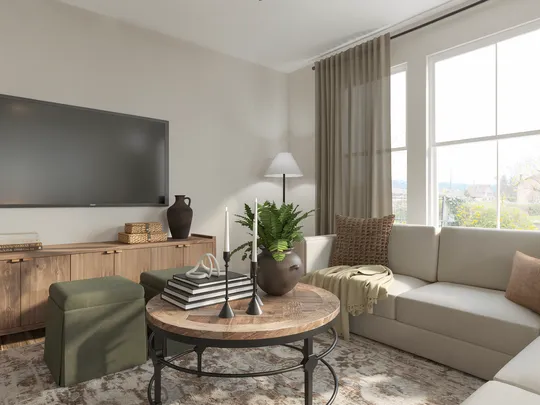 Living Room · Transitional designed by Emilee
