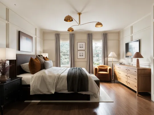 Bedroom · Eclectic designed by Malena