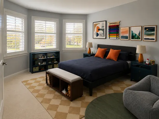Bedroom designed by Cristina