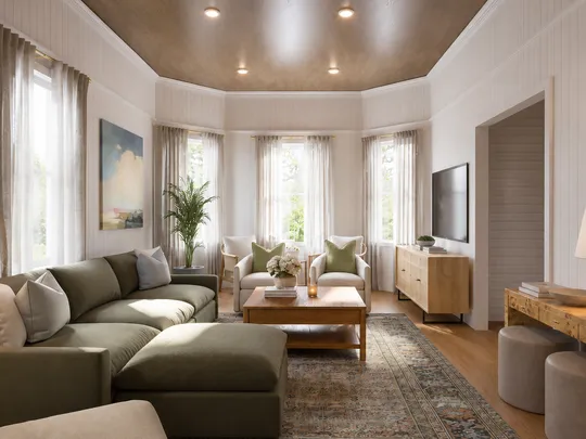 Living Room · Coastal designed by Cami