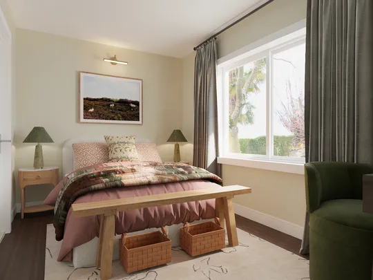 Bedroom designed by Michelle