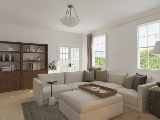 Living Room · Warm Transitional designed by Rocío