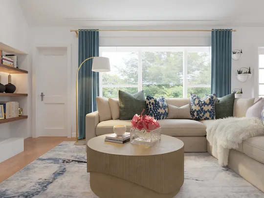 Living Room · Contemporary designed by Chante