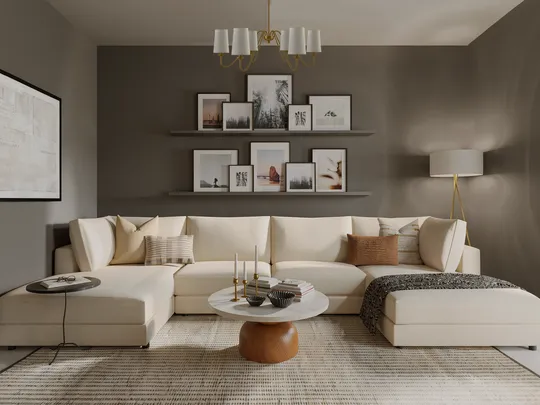 Living Room · Inspired Modern designed by Mercedes